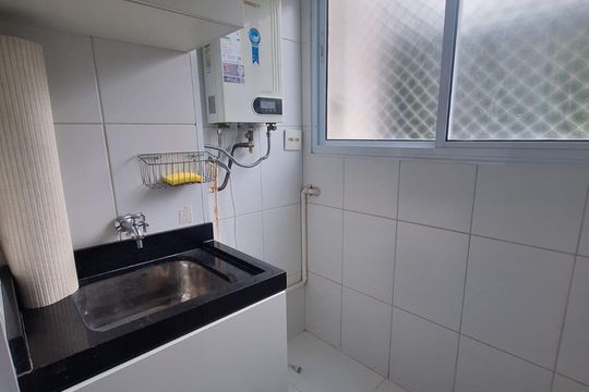 Área de serviço de apartamento à venda com 2 quartos, 55m² em Jardim Caboré, São Paulo