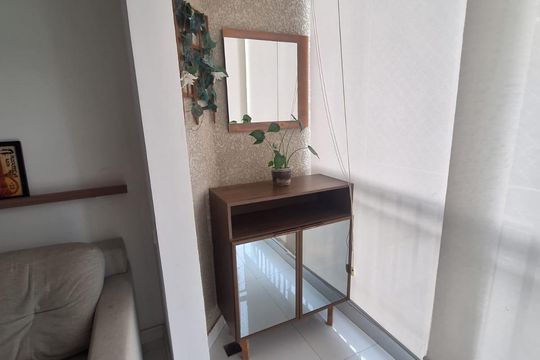 Sala de apartamento à venda com 2 quartos, 55m² em Jardim Caboré, São Paulo