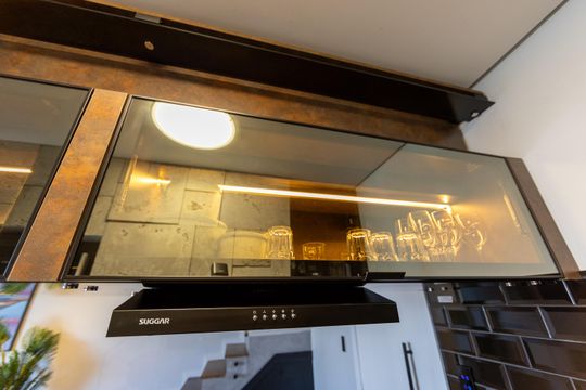 Cozinha de apartamento para alugar com 2 quartos, 128m² em Alphaville Industrial, Barueri