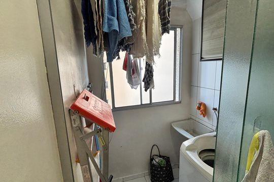 Área de serviço de apartamento à venda com 3 quartos, 62m² em Ponte Sao Joao, Jundiaí
