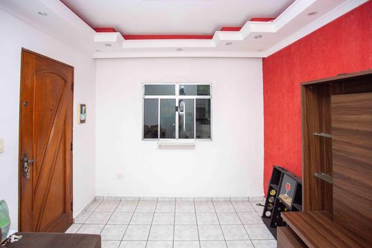 Sala de apartamento à venda com 1 quarto, 48m² em Conceição, Diadema