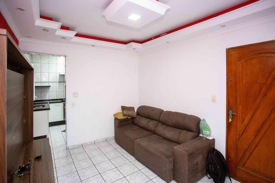 Sala de apartamento à venda com 1 quarto, 48m² em Conceição, Diadema