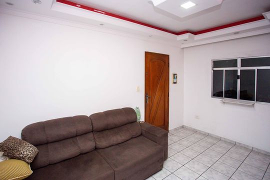 Sala de apartamento à venda com 1 quarto, 48m² em Conceição, Diadema