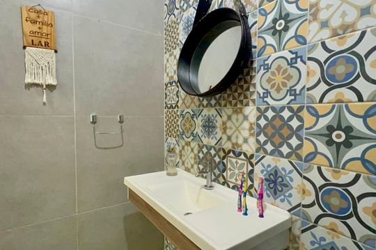 Banheiro de apartamento à venda com 3 quartos, 145m² em Pinheiros, São Paulo