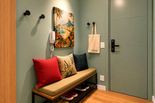 Sala de kitnet/studio para alugar com 1 quarto, 27m² em Bela Vista, São Paulo