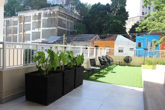 Área Comum de kitnet/studio para alugar com 1 quarto, 27m² em Bela Vista, São Paulo