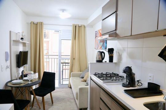 Kitnet/Studio para alugar com 1 quarto, 28m² em Jardim Caravelas, São Paulo