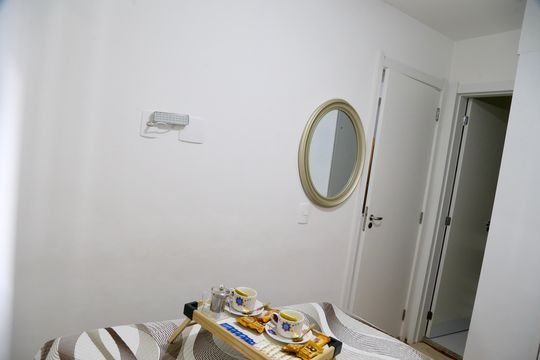 Quarto de kitnet/studio para alugar com 1 quarto, 28m² em Jardim Caravelas, São Paulo