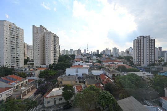 Vista da Suíte 1 de apartamento para alugar com 3 quartos, 164m² em Chácara Inglesa, São Paulo