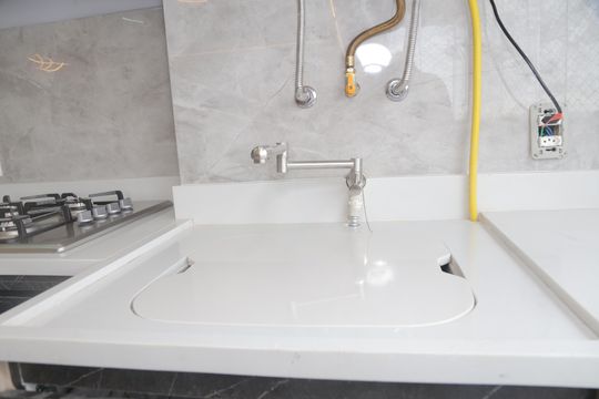 Área de serviço de apartamento à venda com 2 quartos, 42m² em Vila Campanela, São Paulo