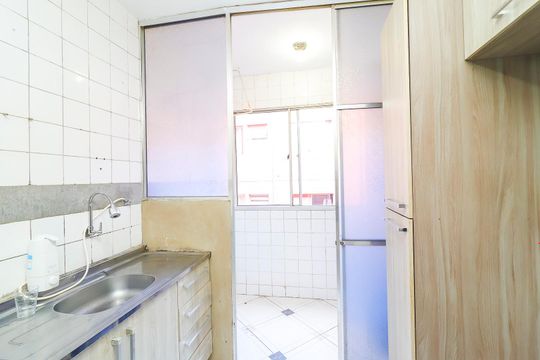 Cozinha de apartamento para alugar com 2 quartos, 55m² em Vila Cruzeiro, São Paulo