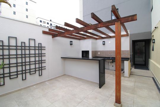 Área comum - Churrasqueira de apartamento para alugar com 2 quartos, 34m² em Jurubatuba, São Paulo