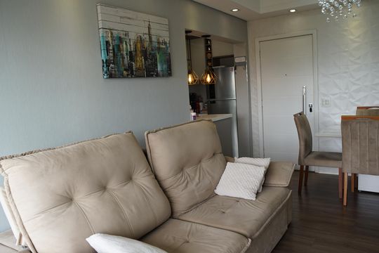 Sala de apartamento à venda com 2 quartos, 64m² em Vila Leonor, Guarulhos