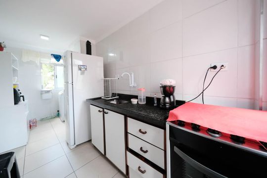 Cozinha e Área de Serviço de apartamento à venda com 2 quartos, 44m² em Vila Silvia, São Paulo