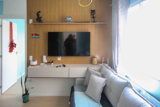 Sala e Cozinha de apartamento para alugar com 2 quartos, 26m² em Vila Ema, São Paulo