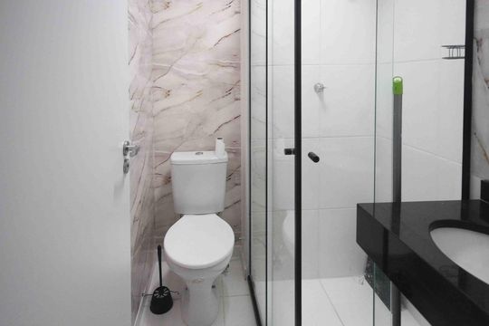 Banheiro de apartamento para alugar com 2 quartos, 26m² em Vila Ema, São Paulo