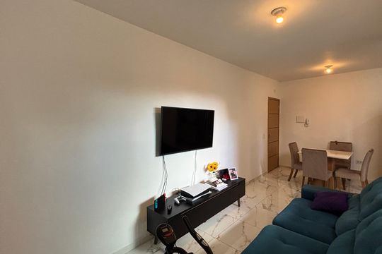 Sala - Sala de Jantar de apartamento à venda com 2 quartos, 50m² em Parque das Nações, Santo André