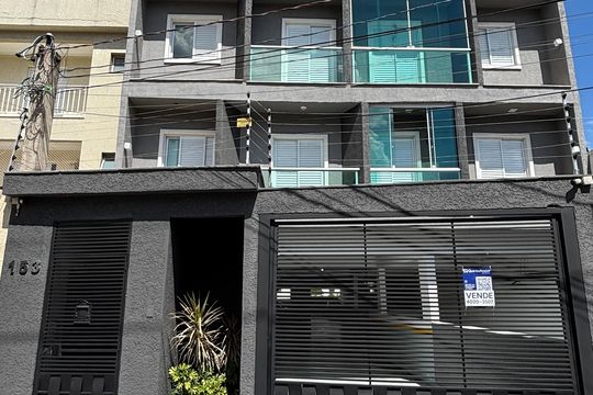 Fachada de apartamento à venda com 2 quartos, 50m² em Parque das Nações, Santo André