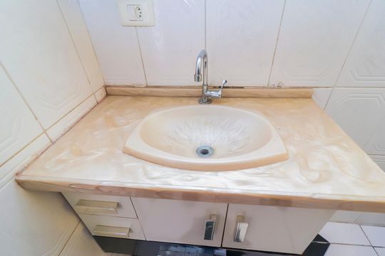 Banheiro de casa para alugar com 1 quarto, 75m² em Jardim Pedro José Nunes, São Paulo