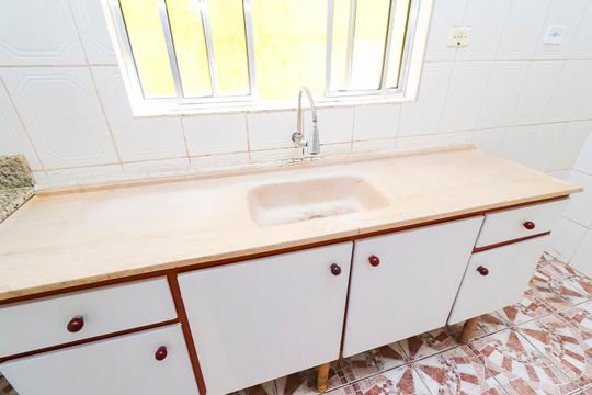 Cozinha de casa para alugar com 1 quarto, 75m² em Jardim Pedro José Nunes, São Paulo