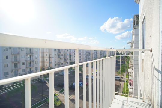 Varanda da Sala de apartamento à venda com 3 quartos, 93m² em Santos Dumont, São Leopoldo