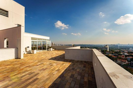 Área externa de apartamento para alugar com 1 quarto, 70m² em Sumarezinho, São Paulo