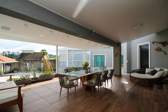 Varanda Sala Social de casa de condomínio para alugar com 6 quartos, 1000m² em Parque Sao Paulo, Cotia