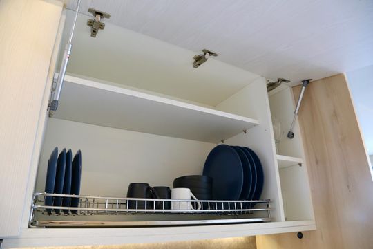 Cozinha de kitnet/studio à venda com 1 quarto, 23m² em Santo Amaro, São Paulo
