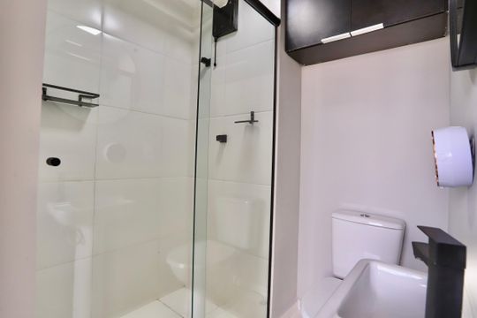 Banheiro de apartamento para alugar com 1 quarto, 26m² em Mooca, São Paulo