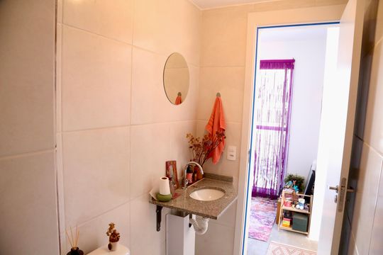 Banheiro 1 de apartamento à venda com 2 quartos, 44m² em Vila Cruzeiro, São Paulo