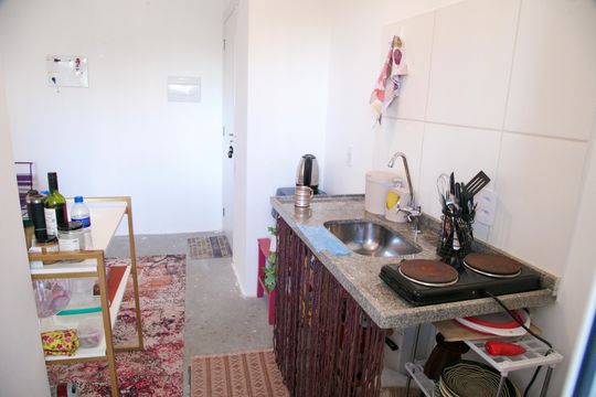 Cozinha de apartamento à venda com 2 quartos, 44m² em Vila Cruzeiro, São Paulo