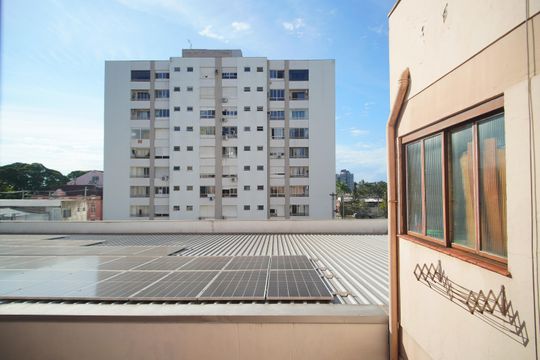 vista da Sala/Quarto de kitnet/studio à venda com 1 quarto, 28m² em Centro, São Leopoldo