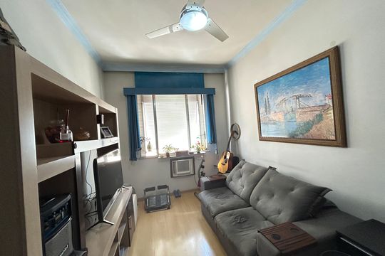 Sala de apartamento à venda com 1 quarto, 38m² em Méier, Rio de Janeiro