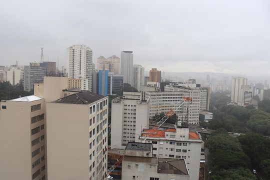 Vista do Terraço de kitnet/studio à venda com 1 quarto, 30m² em Bela Vista, São Paulo