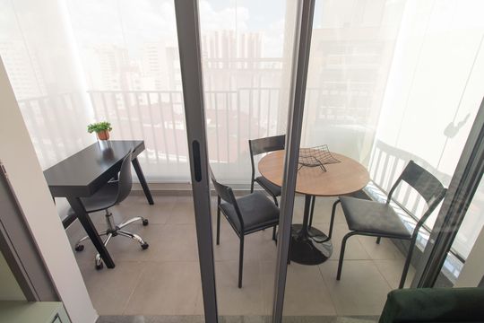 Varanda de apartamento para alugar com 1 quarto, 37m² em Vila Mariana, São Paulo