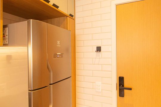 Cozinha de apartamento para alugar com 1 quarto, 37m² em Vila Mariana, São Paulo