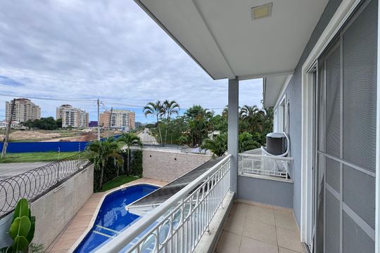 Suíte 1 - Varanda de casa de condomínio à venda com 5 quartos, 300m² em Recreio dos Bandeirantes, Rio de Janeiro