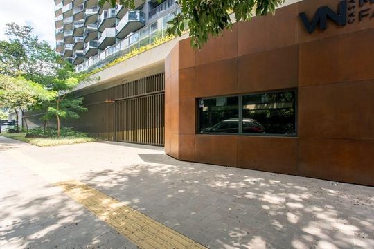 Fachada de apartamento à venda com 1 quarto, 57m² em Vila Olímpia, São Paulo