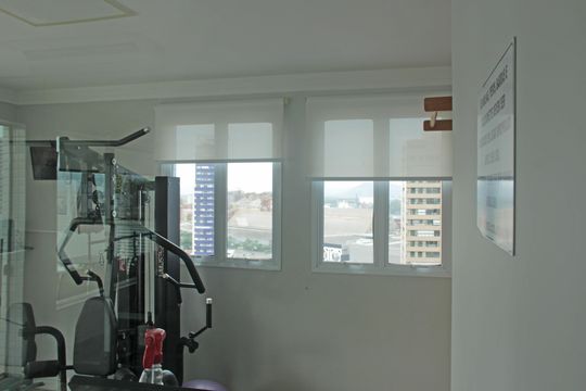 Área comum de apartamento para alugar com 1 quarto, 44m² em Ponta da Praia, Santos