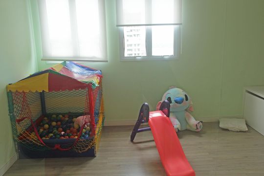 Área comum de apartamento para alugar com 1 quarto, 44m² em Ponta da Praia, Santos