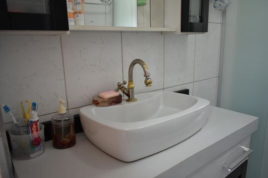 Banheiro de apartamento para alugar com 2 quartos, 57m² em Chácara Inglesa, São Paulo