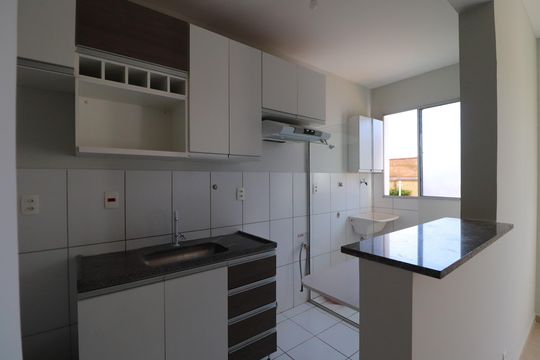Cozinha de apartamento para alugar com 2 quartos, 46m² em Jardim Paulistano, Ribeirão Preto