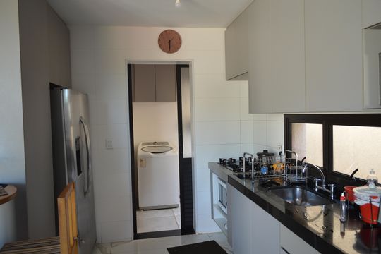 Cozinha de casa de condomínio para alugar com 3 quartos, 300m² em Bonfim Paulista, Ribeirão Preto