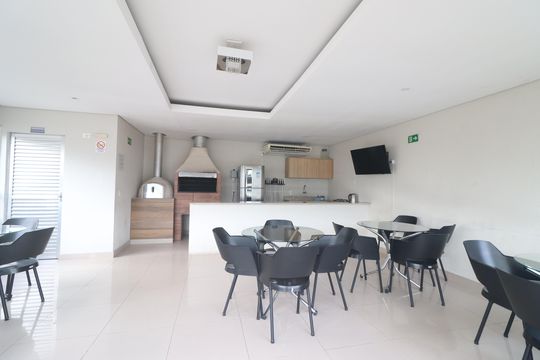 Área comum - Salão de festas de apartamento para alugar com 2 quartos, 52m² em São Jorge, Novo Hamburgo