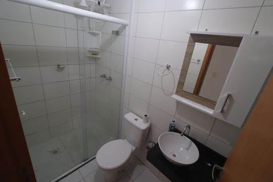 Banheiro de apartamento para alugar com 2 quartos, 52m² em São Jorge, Novo Hamburgo