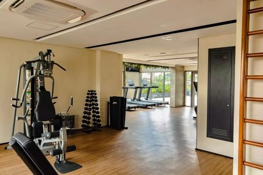 Área comum - Academia de kitnet/studio para alugar com 1 quarto, 21m² em Vila Clementino, São Paulo