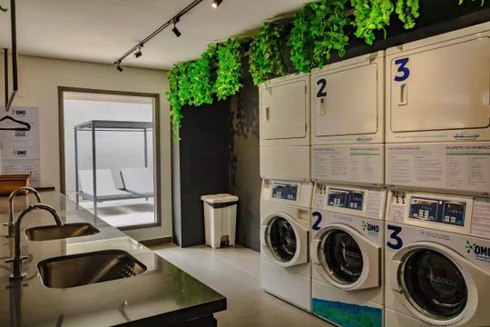 Área comum de kitnet/studio para alugar com 1 quarto, 21m² em Vila Clementino, São Paulo