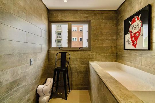 Área comum de kitnet/studio para alugar com 1 quarto, 21m² em Vila Clementino, São Paulo