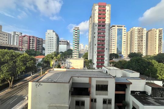 Vista de kitnet/studio para alugar com 1 quarto, 21m² em Vila Clementino, São Paulo