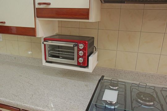 Cozinha de apartamento para alugar com 3 quartos, 200m² em Ponta da Praia, Santos